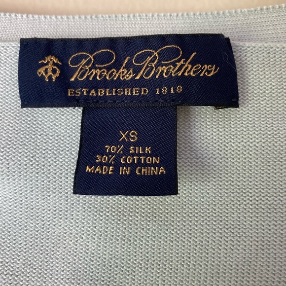 Brooks Brothers Light Blue Cardigan XS - Picture 4 of 4